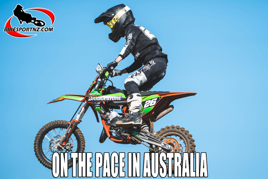 Kiwi quartet on the pace at Australian Junior Motocross Champs