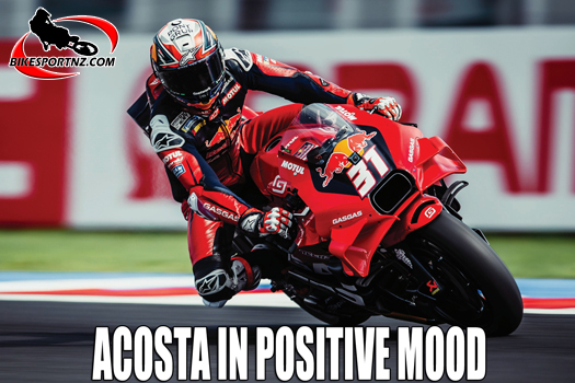 Spain’s Pedro Acosta (GASGAS), not deterred by crash in Moto GP race in Misano at the weekend.