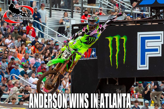 Jason Anderson takes maximum points at Atlanta SX