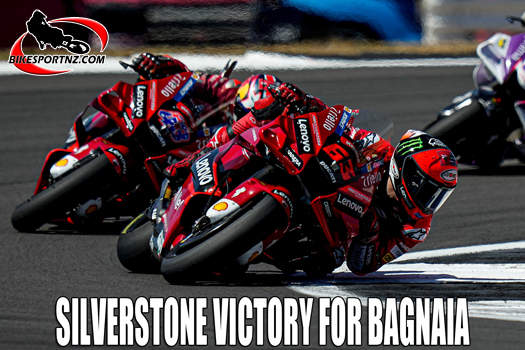Pecco Bagnaia wins MotoGP race at Silverstone