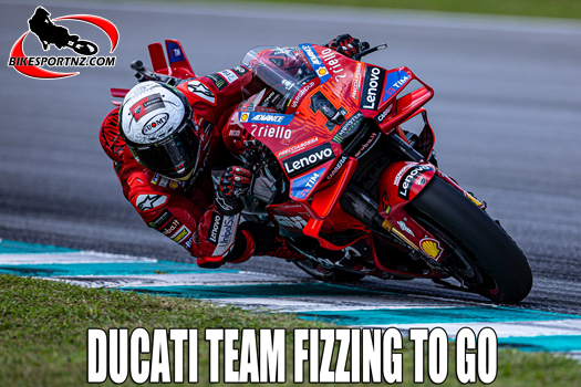 Ducati Lenovo factory team rider Francesco Bagnaia is ready to defend his MotoGP title after testing in Qatar.