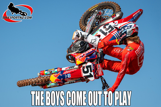 Pro riders hit the track at Glen Helen