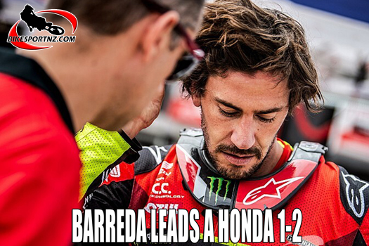Barreda leads Honda 1-2 in stage four of Dakar Rally