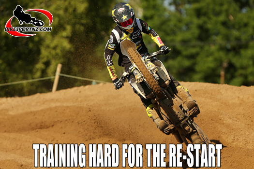Training hard for re-start of MXGP season