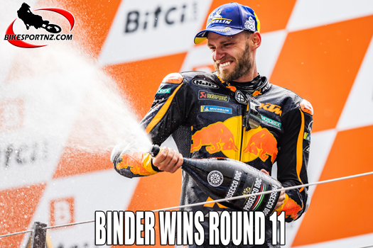 Bravery rewarded for South African rider Brad Binder