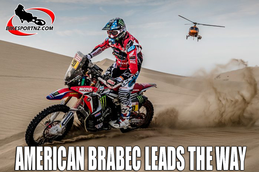 American Honda rider Ricky Brabec, the Dakar champion in 2020, is on course to win again in 2024. 