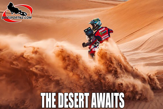 Honda’s defending Dakar Rally champion Ricky Brabec, prepared for the worst that the desert can throw at him. 