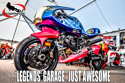Legends Garage overflowing with motorcycling greatness