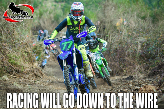 Eketahuna’s Sheldon Brown (Yamaha), running second overall in the junior grade after the opening two rounds of the 2024 New Zealand Cross-country Championships near Nelson last month. Photo by Andy McGechan, BikesportNZ.com