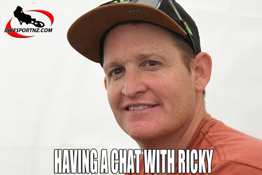 Ricky Carmichael chats with supercross stars