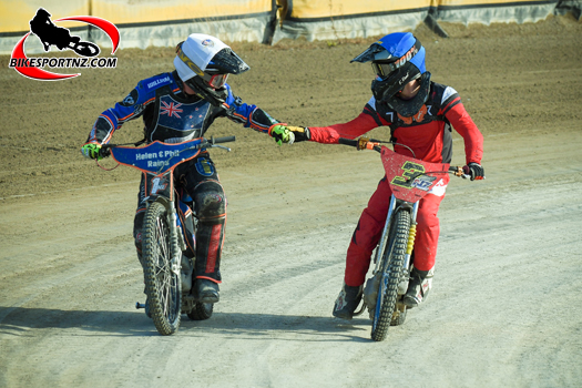 Speedway action was literally edge-of-the-seat stuff