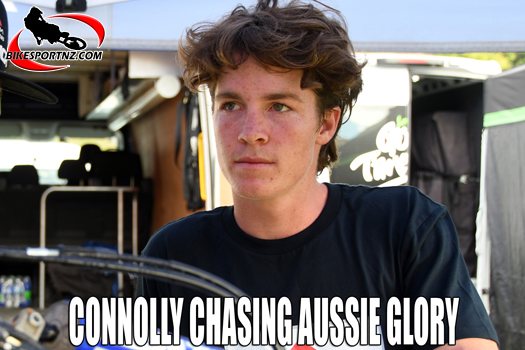 Brodie Connolly lining up in Australia this weekend 