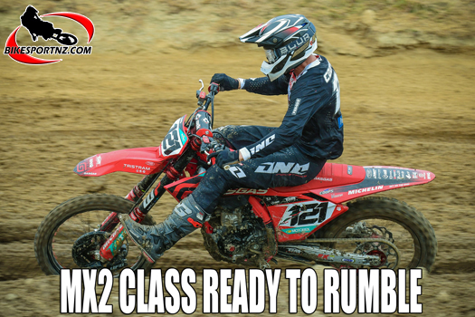 Opotiki’s Cody Cooper (GASGAS), always a contender whenever and wherever he races. Photo by Andy McGechan, BikesportNZ.com