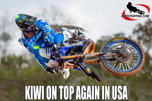 New Zealand’s Cole Davies (Yamaha), on top in the United States this season. Photo courtesy MX Sports Pro Racing, Inc. 