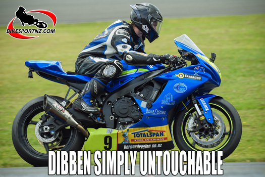 Richie Dibben unbeaten at Ruapuna NZSBK