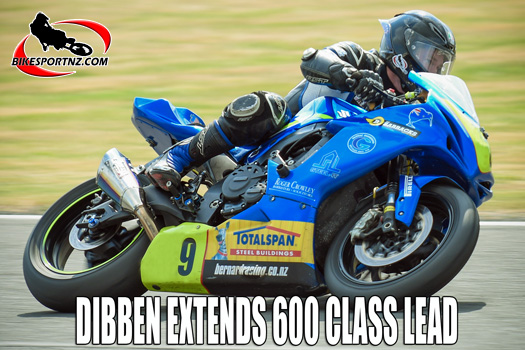 Richie Dibben takes charge of 600cc class