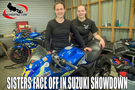 Dowman sisters face off on the race track