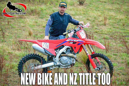 Rotorua’s Callum Dudson (Honda CRF450RX), outright winner of the 2024 New Zealand Cross-country Championships after the final two rounds over the Easter Weekend. Photo by Andy McGechan, BikesportNZ.com