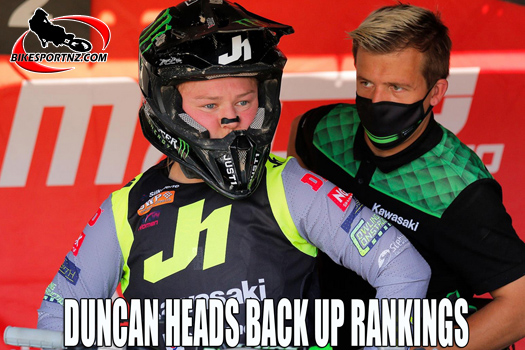 Courtney Duncan on the way back up again