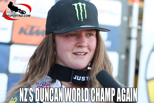 NZ's Courtney Duncan is world champion again