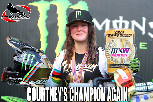 Courtney Duncan defends her women's world title