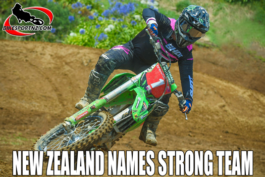 Otago’s Courtney Duncan (Kawasaki) adds incredible strength to New Zealand’s bid for 2026 Oceania Women’s Motocross honours. Photo by Andy McGechan, BikesportNZ.com