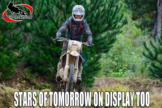 Junior riders in action too alongside seniors in national enduro series 