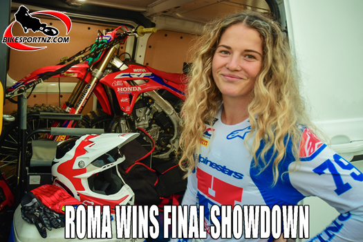 Honda star Roma Edwards clinches her first New Zealand senior women's title. 