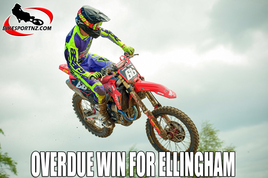 Auckland’s Jack Ellingham (Honda), a long-overdue national motocross championship winner in 2026. Photo by Andy McGechan, BikesportNZ.com 