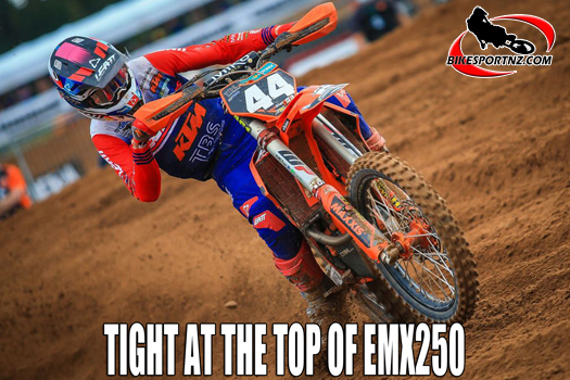 It's tight at the top of the European MX 250 class