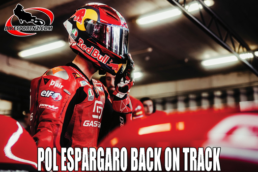 Pol Espargaro back on the race track once again
