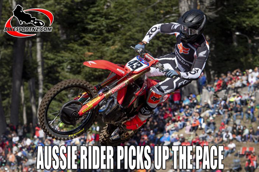 Evans and Gajser at the pointy end of the racing