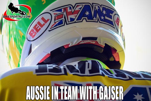 Aussie rider teams up with MXGP champ Gajser