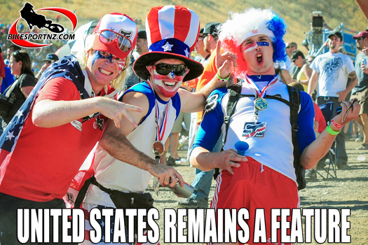 The United States will continue to feature in the Motocross of Nations plans for the foreseeable future. Photo by Andy McGechan, BikesportNZ.com