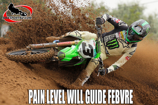 Frenchman Romain Febvre successfully rode his factory Kawasaki twice last week in Belgium as he continues his difficult recovery from injury