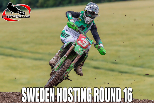 Frenchman Romain Febvre (Kawasaki), leading in the MXGP standings by a narrow margin after round 15.