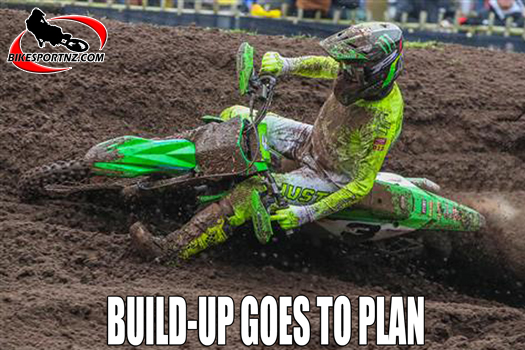 Kawasaki factory team rider Romain Febvre, from France, the big winner in The Netherlands last weekend.