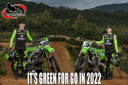 Kawasaki factory men ready to go in 2022