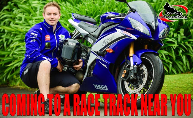 19112016 SPORTS ANDY McGECHAN/BikesportNZ.com. CAPTION: New Plymouth's Hayden Fitzgerald (Yamaha), itching to get back into the thick of the action this summer. Photo by Andy McGechan, BikesportNZ.com