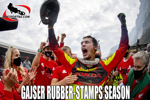 Tim Gajser signs off campaign with a win