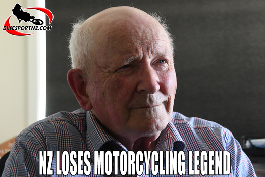 Manawatu man Tim Gibbes, a firebrand, a pioneer, a legend and an inspirational champion of all things motorcycling. Photo by Andy McGechan, BikesportNZ.com