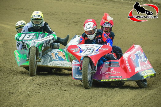 The Speedway element of the 2024 Burt Munro Challenge week had to be postponed on Saturday afternoon because of the rain, but it ran instead the following day. Photo by Andy McGechan, BikesportNZ.com