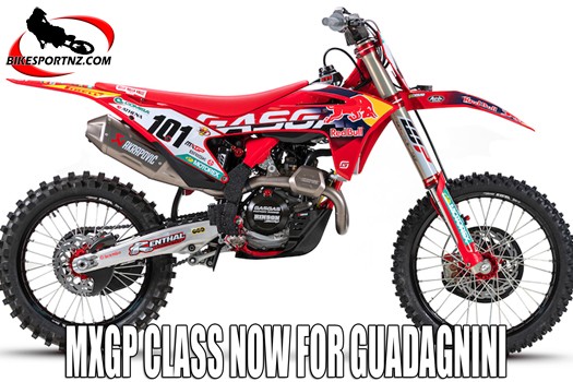 Mattia Guadagnini steps up to the 450cc class