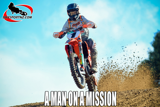 Auckland's Hamish Harwood (KTM) will be a man on a mission at Taupo's finale. 