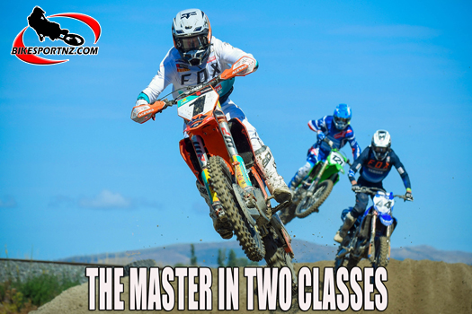 KTM rider Hamish Harwood king of the track at Balclutha on Sunday