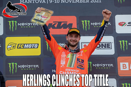 2021 MXGP title goes to Dutchman Jeffery Herlings