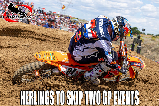 Jeffery Herlings sidelined by a spinal injury