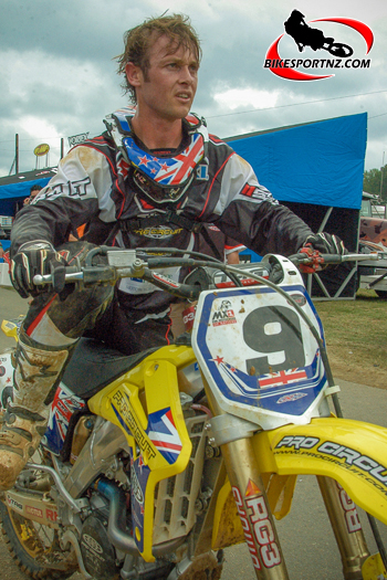Hawera’s Daryl Hurley, New Zealand’s Open Class rider at the MXoN at Budd’s Creek, in Maryland, in the United States, in 2007 ... and that was 17 years ago. Photo by Andy McGechan, BikesportNZ.com