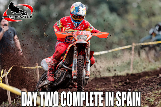 The Kiwis continue to push hard at the 2024 International Six Days Enduro in Spain.