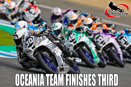 The Oceania Team, including New Zealand’s Jesse Stroud, has finished third in the inaugural FIM Intercontinental Games in Jerez, Spain.